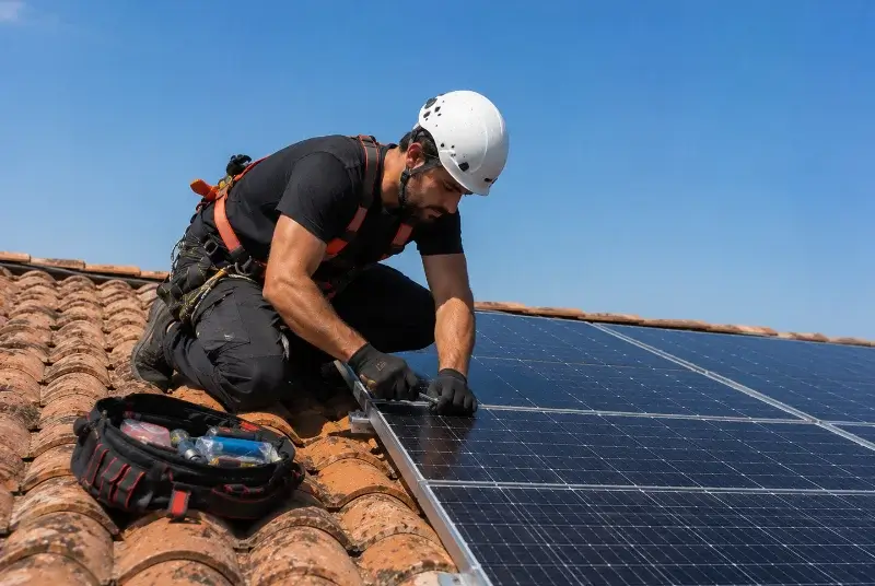 Maintenance et monitoring de panneaux solaires à Montrelais