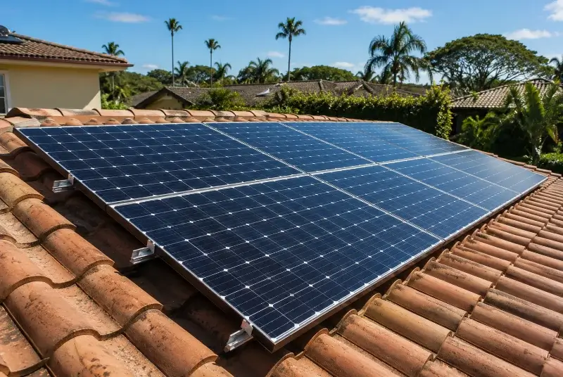 Installation de panneaux solaires à Montrelais